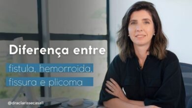 Diferenças entre Fístula, Hemorroida, Fissura, Plicoma e Mais