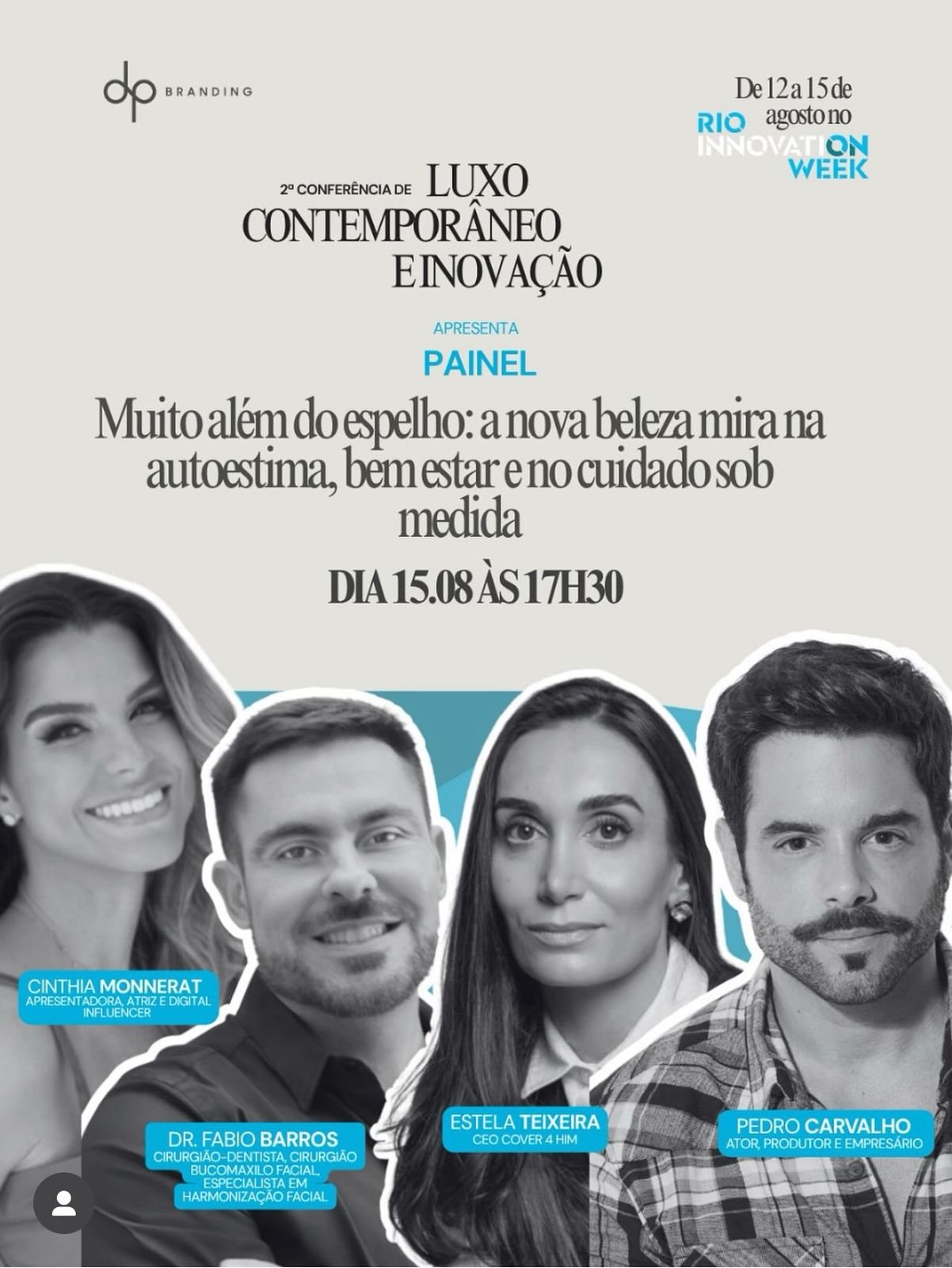 Autoestima, ciência e inclusão guiarão painel da 2ª Conferência de Luxo, que contará com nomes como Pedro Carvalho, Estela Teixeira e Cinthia Monnerat